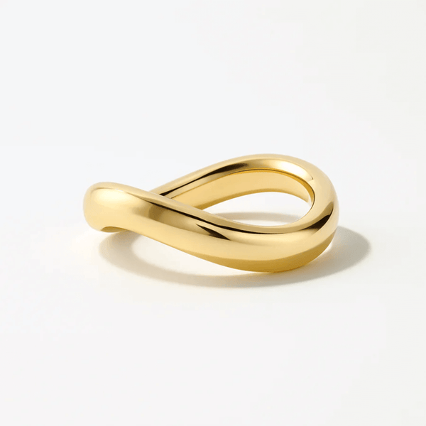 Empress Wave Gold Vermeil Ring